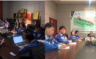 努力工作，健康生活，艾灸培訓(xùn)中